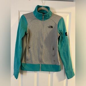 The North Face Women's Gray and Teal Jacket